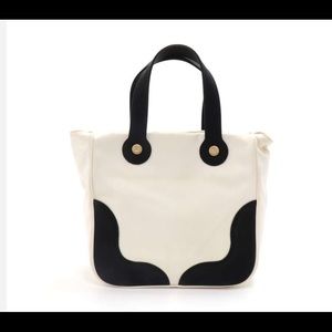 Chanel Marshmallow Black & White Tote Bag